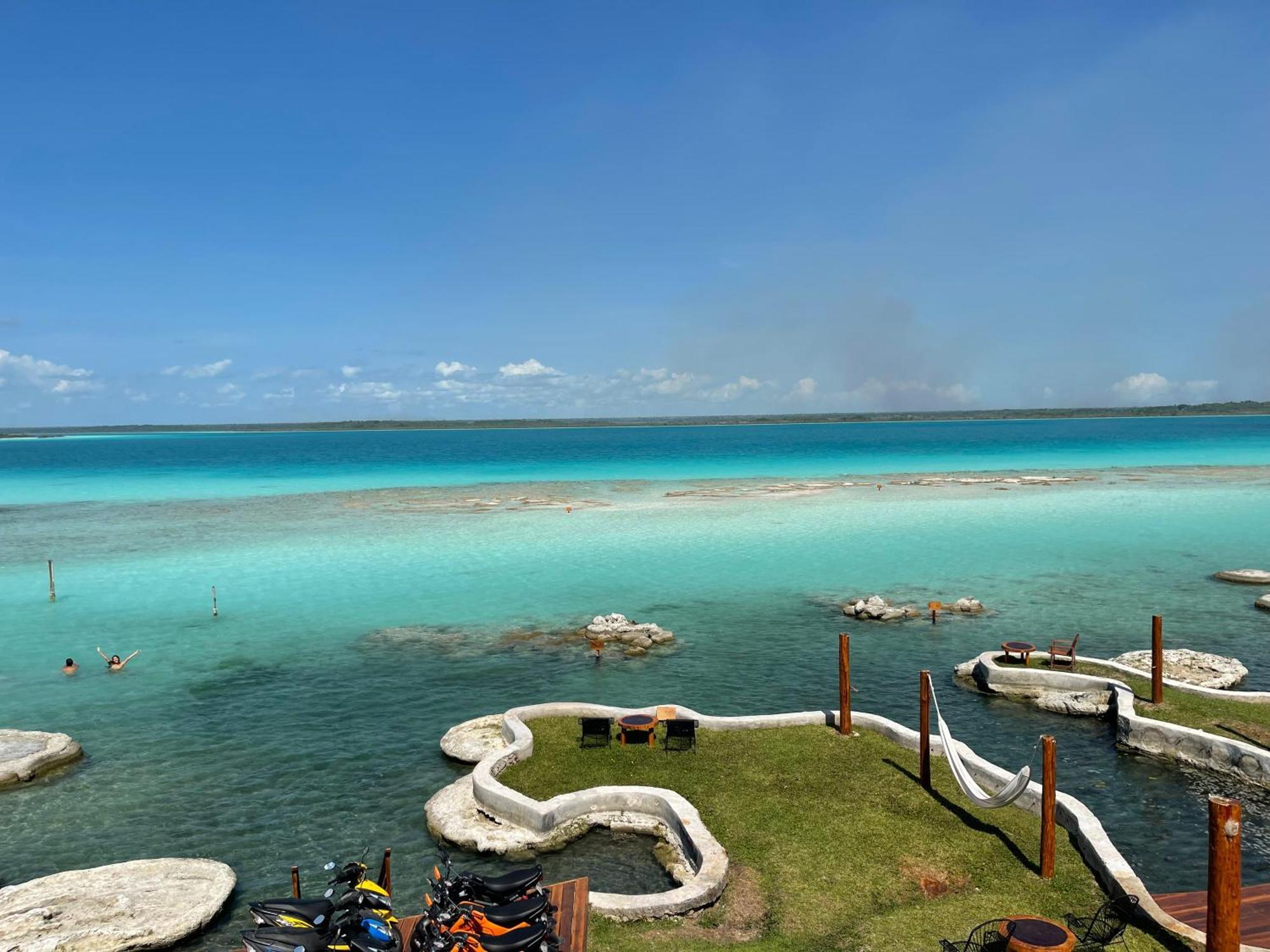 Blue Caribe Bacalar Front Lagoon Exteriér fotografie