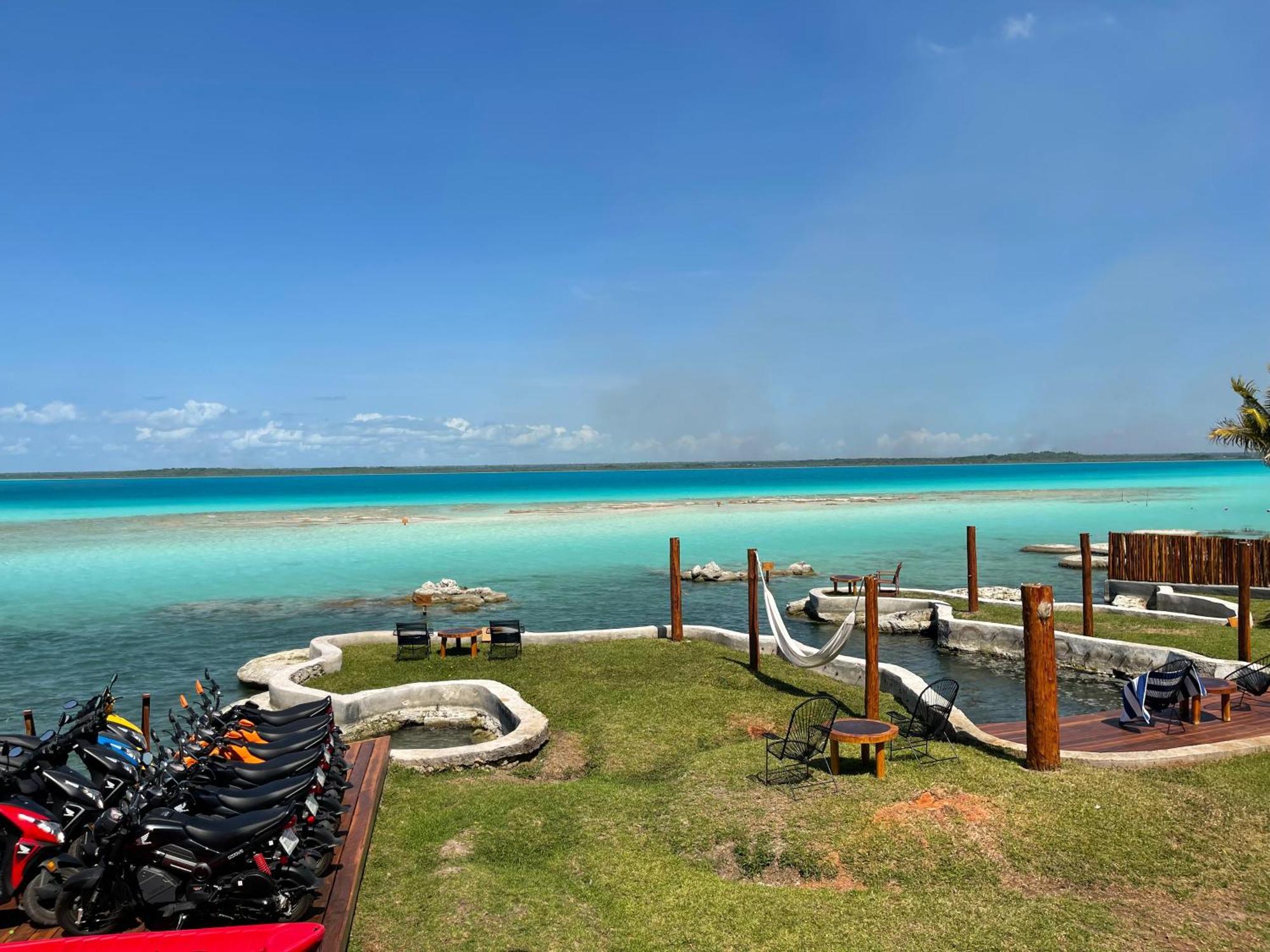 Blue Caribe Bacalar Front Lagoon Exteriér fotografie