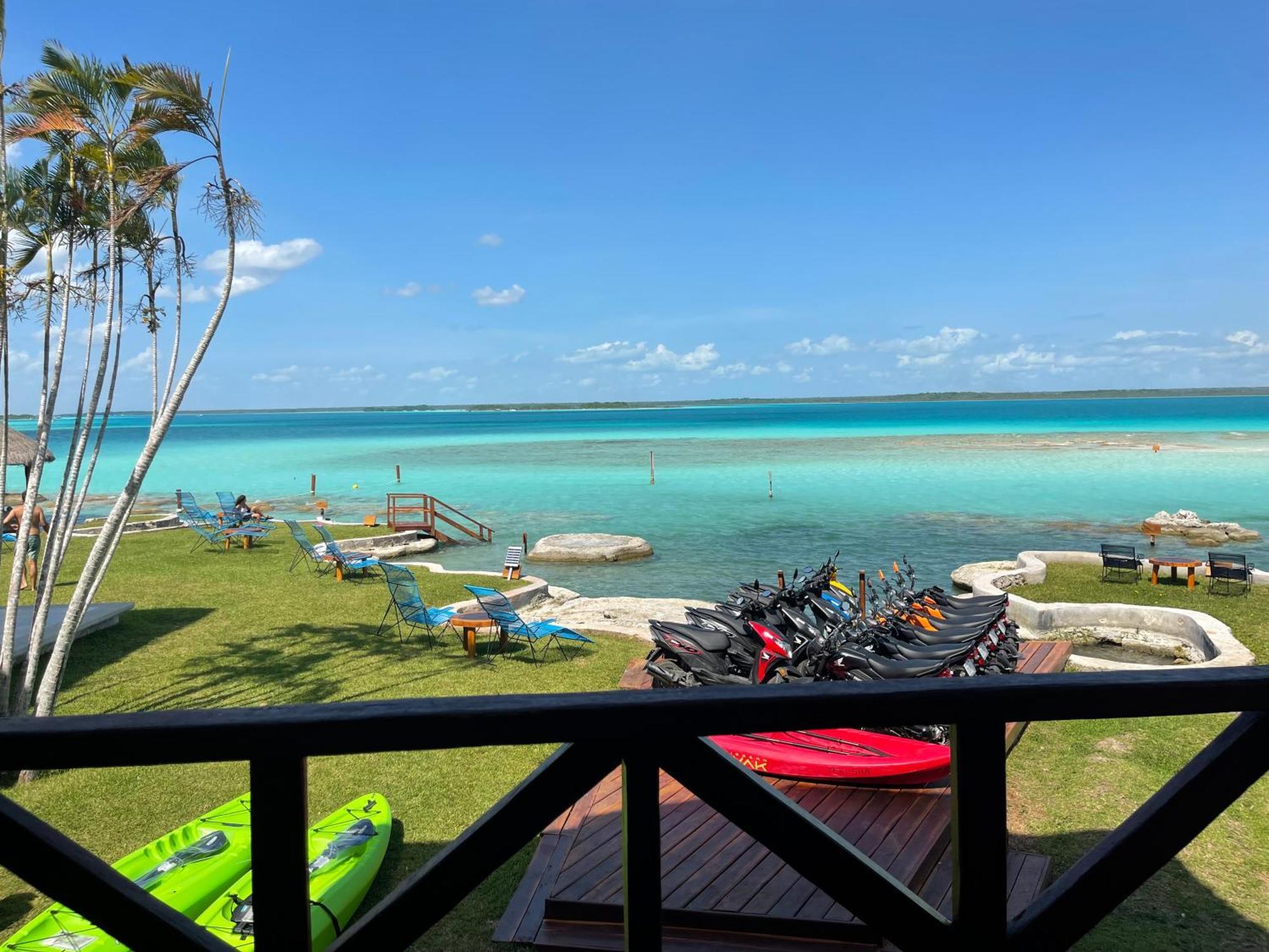 Blue Caribe Bacalar Front Lagoon Exteriér fotografie