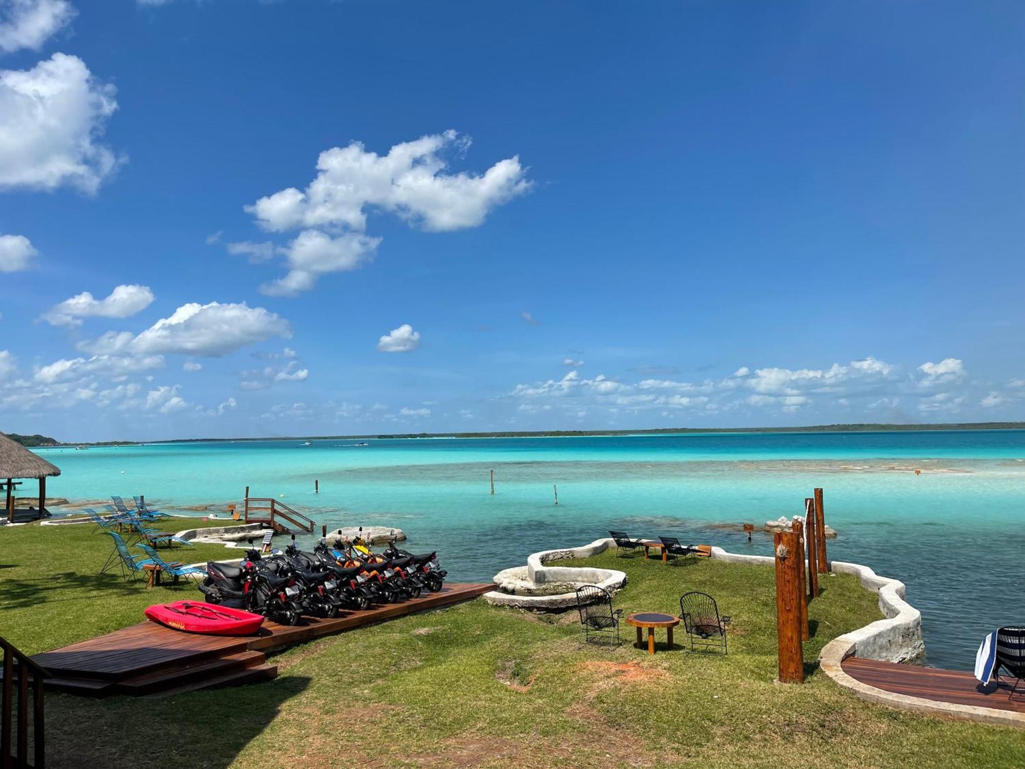 Blue Caribe Bacalar Front Lagoon Exteriér fotografie