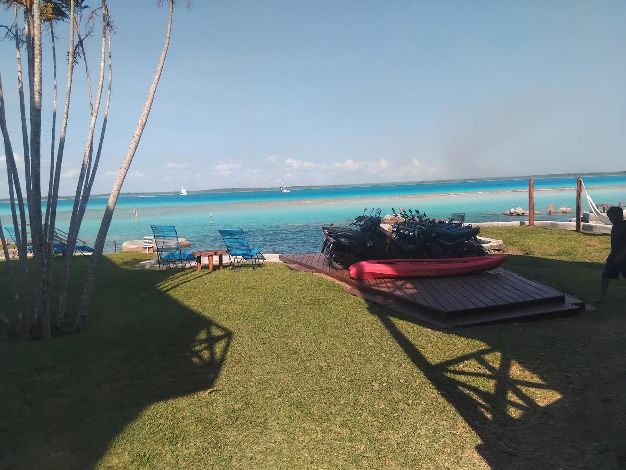 Blue Caribe Bacalar Front Lagoon Exteriér fotografie