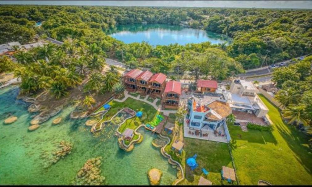 Blue Caribe Bacalar Front Lagoon Exteriér fotografie